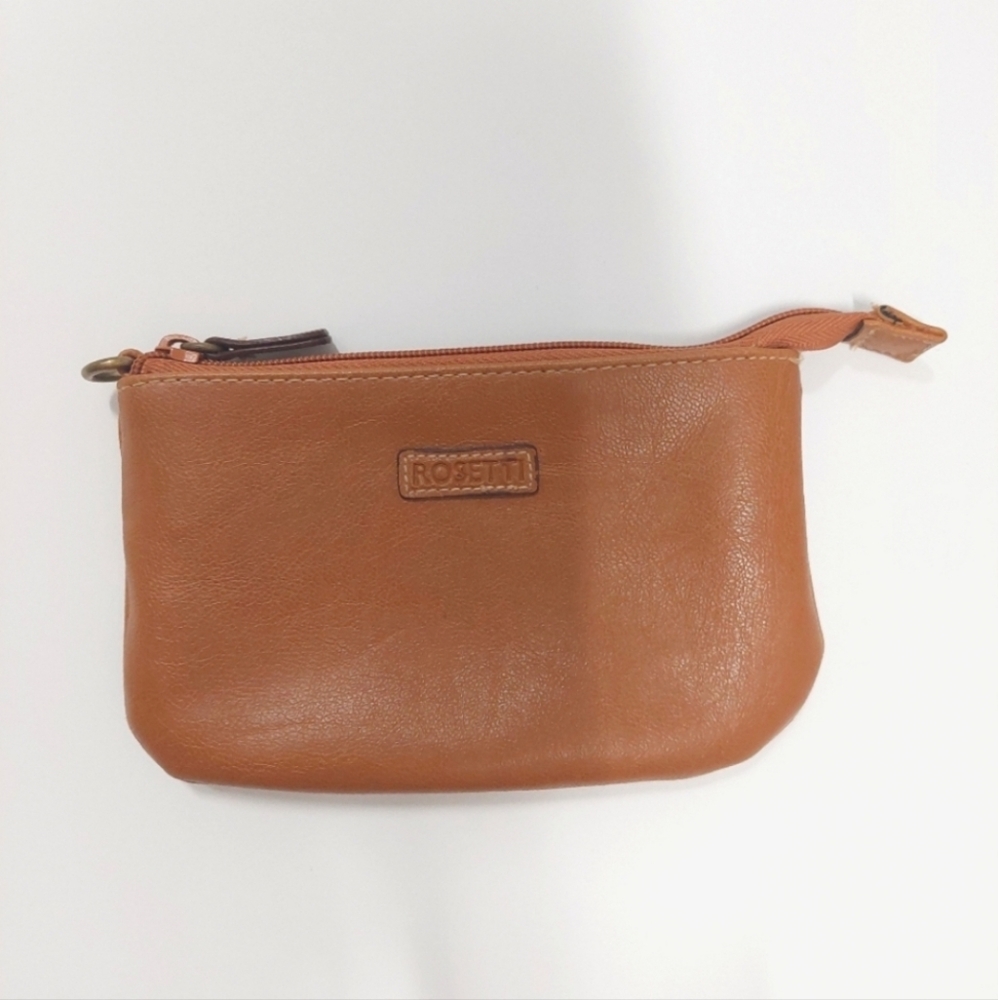 Rosetti coin purse makeup bag brown small